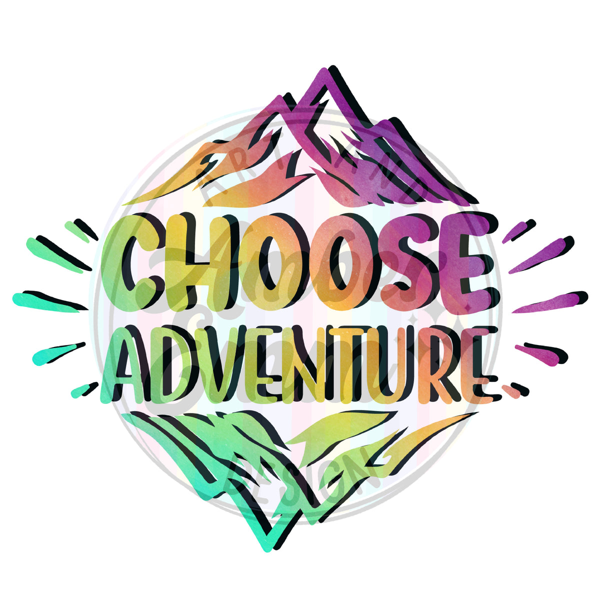 Choose Adventure PNG Amber Emm Art